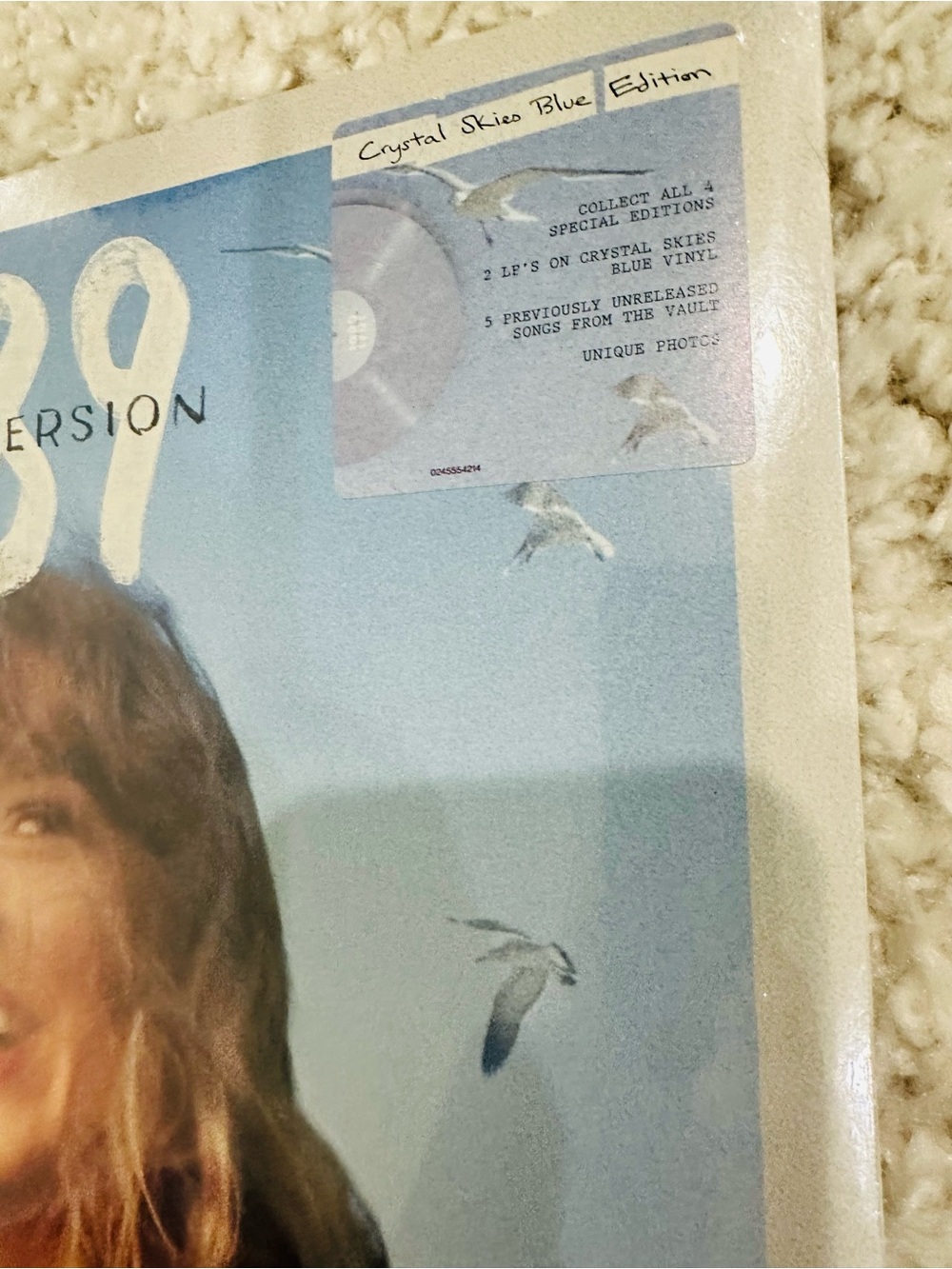 Taylor Swift 1989 Taylor’s Version Crystal Skies Blue Edition Vinyl NWT - Picture 2 of 4